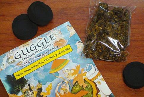 Incienso Guggle Con Carbón 50g aprox.
