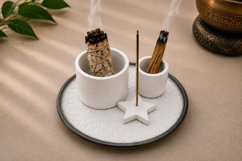 Quemador De Ataditos, Palo Santo E Inciensos